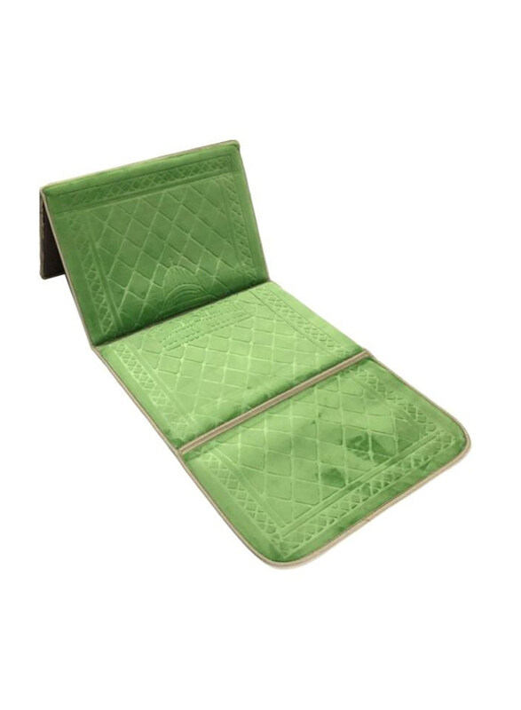 

Generic 2-In-1 Foldable Prayer Mat, 110x54cm, Green