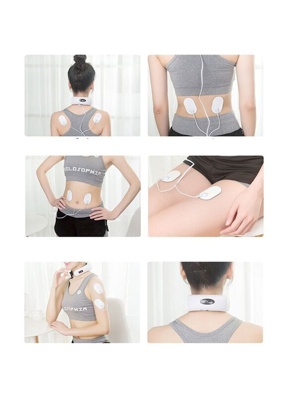 

Generic Electric Smart Vertebra Neck Massager, White/Black