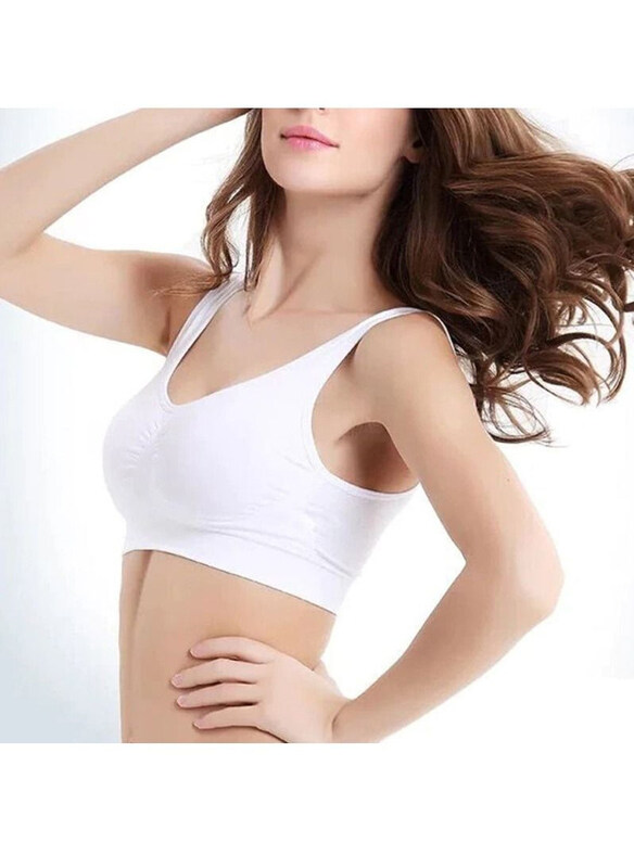 

Generic Push Up Bra Sport Bra T Shirt Bra, White