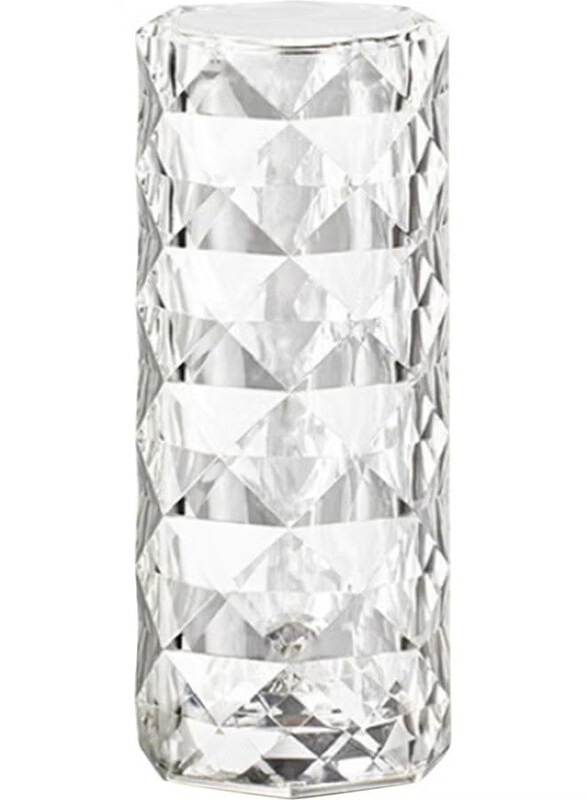 

Generic Acrylic Diamond Table Lamp, White