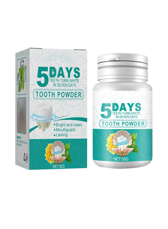 

Eelhoe 5 Day Whitening And Cleaning Tooth Powder, 50gm