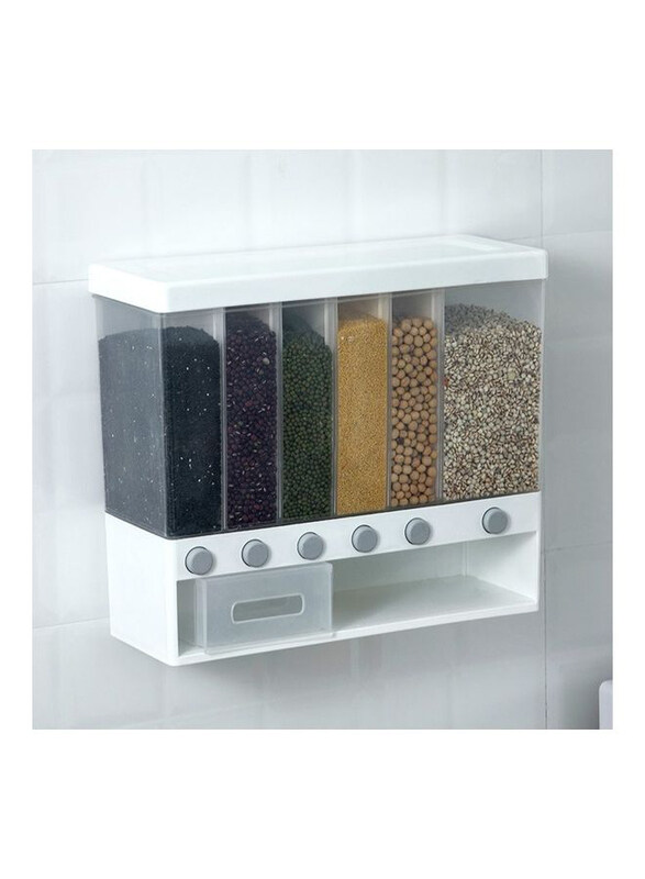 

Generic Bean Storage Tank Wall-Mounted Storage Box, Clear
