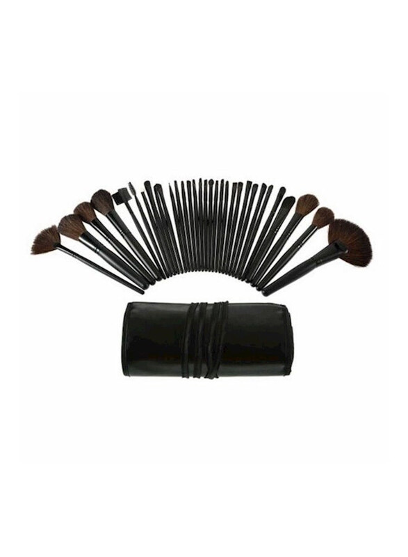 

Generic Professional Brush Set, 32 Pieces, Black