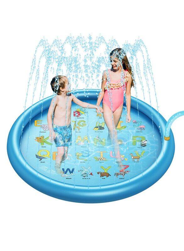 

Generic Splash Children Water Sprinkler Pad Thickened Wading Pool Splash Play Mat, Multicolour