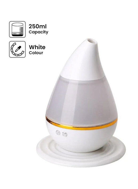 

DLC Electric Air Humidifier, 250ml, 2217, White