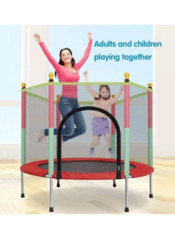 

Generic Spring Pad Trampoline, Ages 6+, Multicolour
