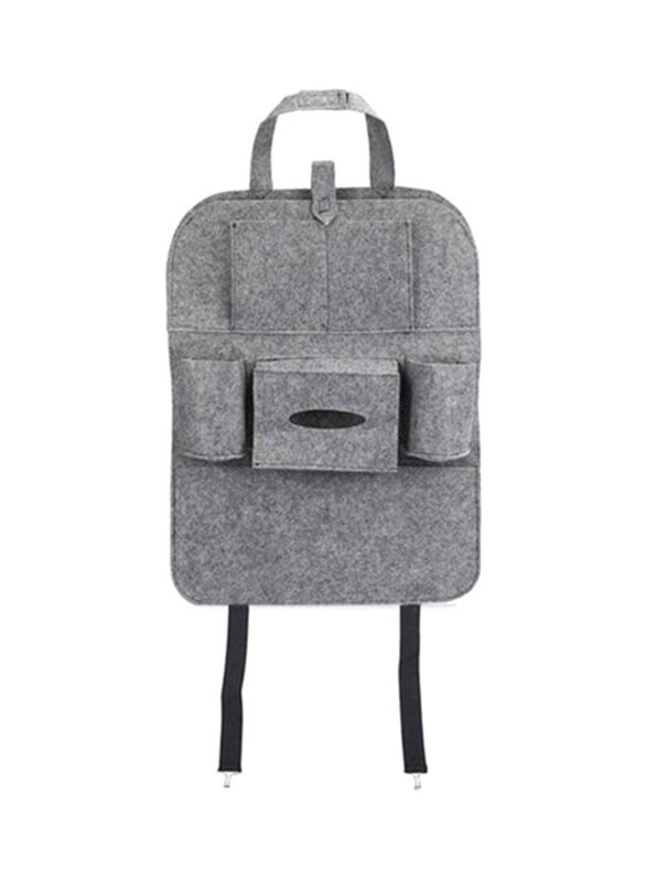 

Generic Multi-Pocket Car Back Seat Organizer, Grey