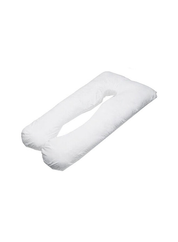 

Generic U Shaped Nursing Polyester Pillow, 140 x 80cm, White