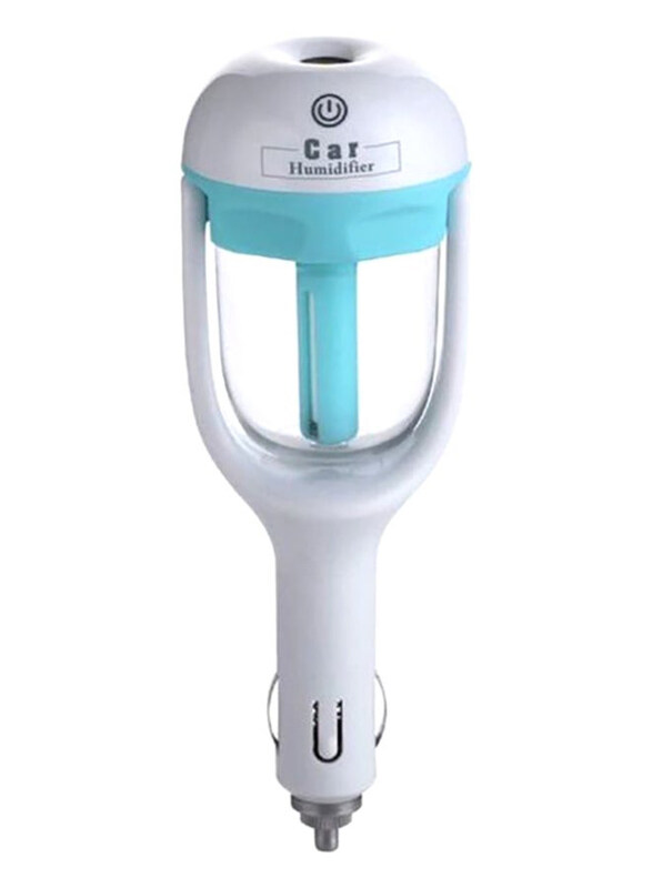 

Generic Car Humidifier & Air Purifier, White/Blue