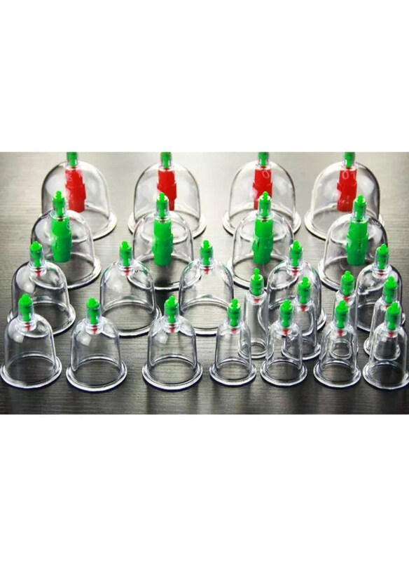 

Generic Vacuum Suction Magnetic Pump Professional Cupping Cups, Set
