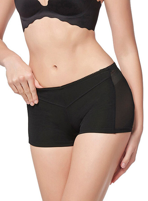 

Joychic Breathable Hip-Up Body Shapewear, Black, XXL