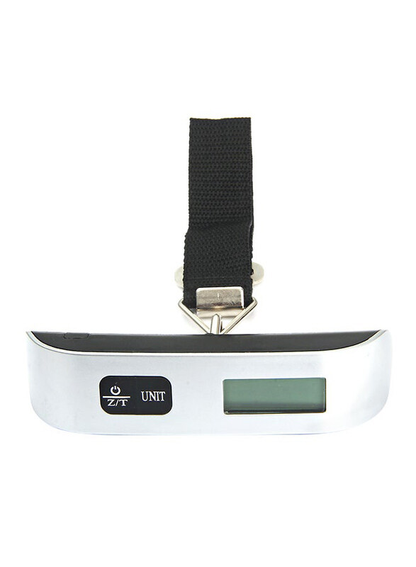 

Generic LCD Digital Screen Hanging Luggage Scale, Silver