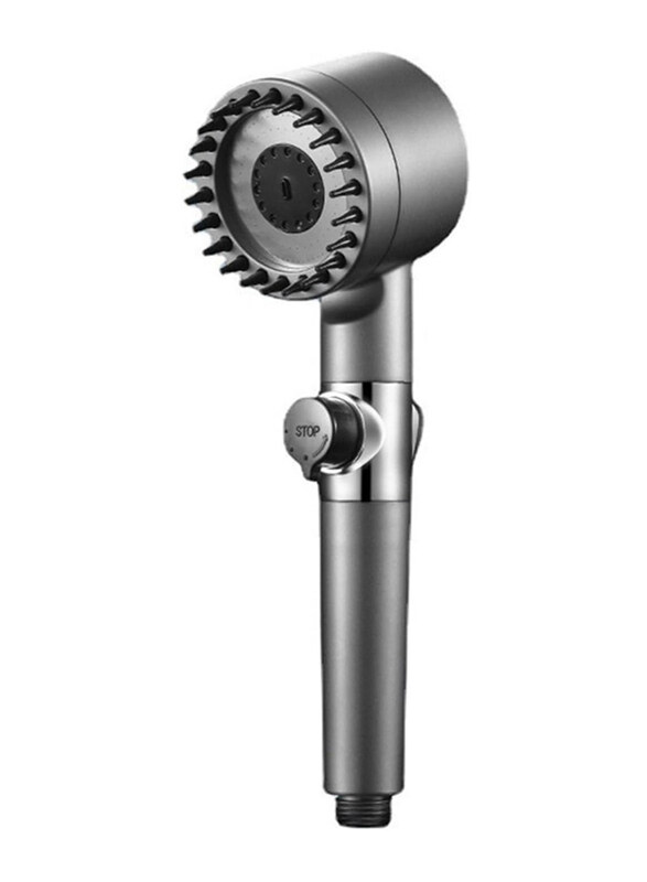

DubaiGallery High-pressure Shower Head 3-Mode Adjustable Spray with Massage Brush, One Size