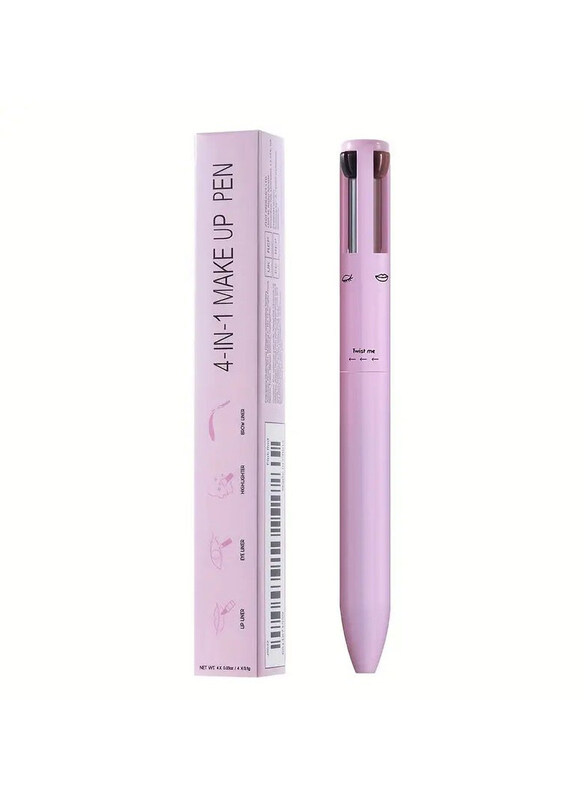 

DubaiGallery 4-in-1 Waterproof Eye Long-Lasting Makeup Pen, Pink