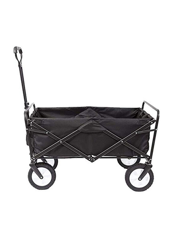 

Generic 80Kg Foldable Heavy Duty Outdoor Trolley Utility Transport Cart, Black