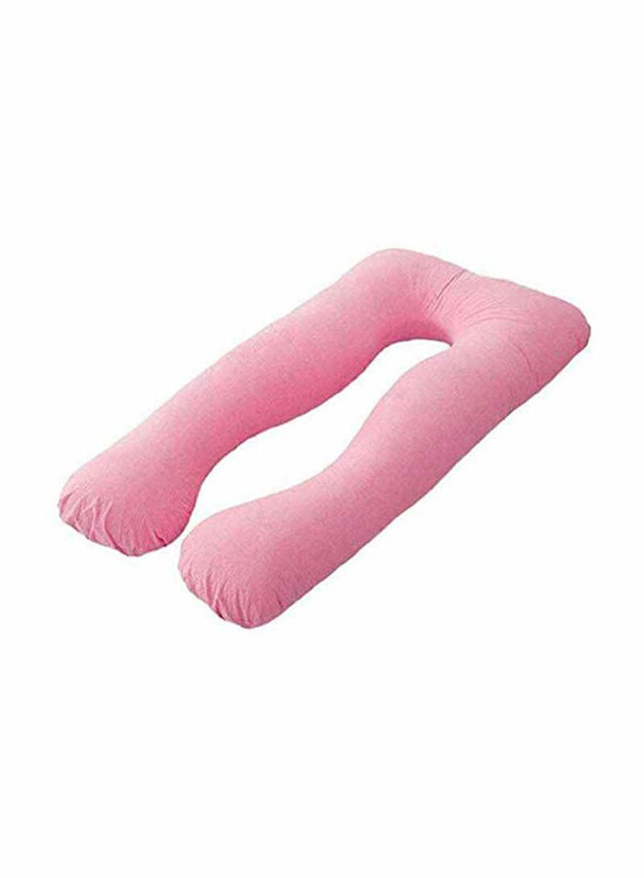 

Generic U Shape Comfortable Cotton Maternity Pillow, Pink