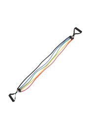 Latex Resistance Bands Exercise Tube Rope Set, Multicolour