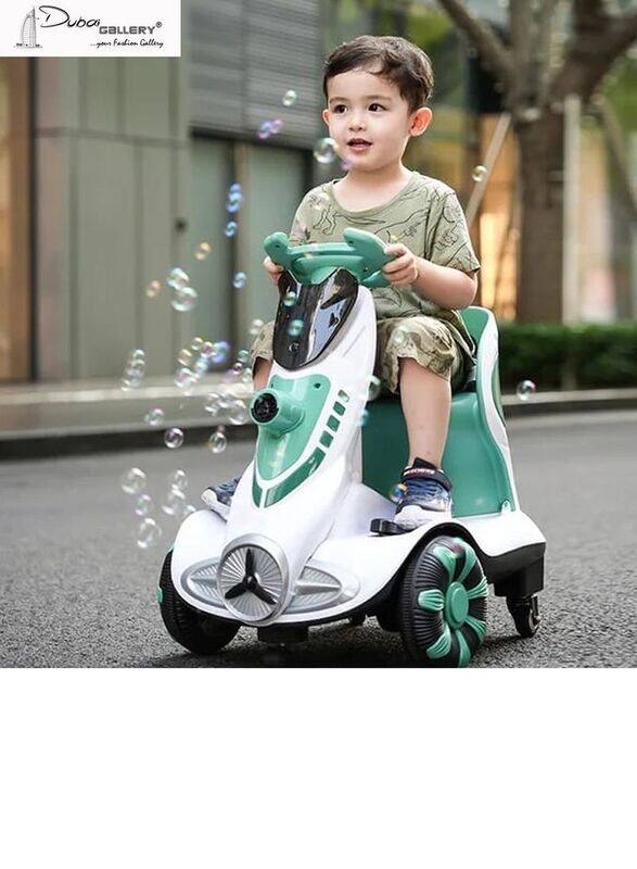 

Dubaigallery Dubai Gallery New Children's Electric Bubble Machine Balance Remote Control Indoor Car, Multicolour