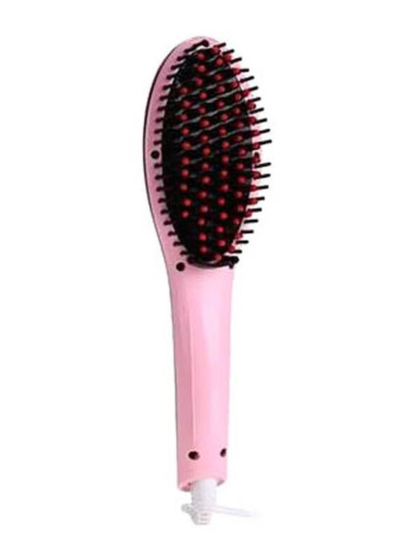 

Generic Hair Straightener Brush, Pink/Black