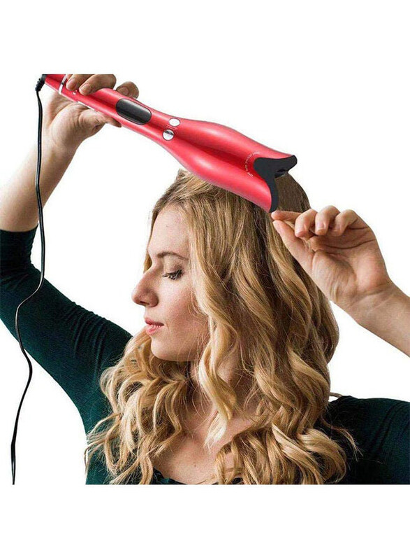 

Generic Automatic Hair Curling Iron, Red