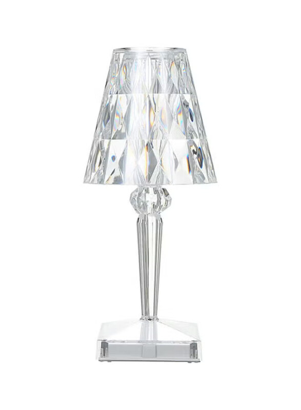 

Generic Acrylic Diamond Table Lamp, Clear