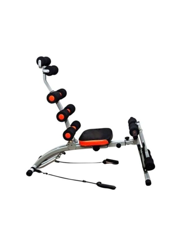 Six Pack Care Abdominal Machine, 104 x 35 x 89cm, Black/Orange