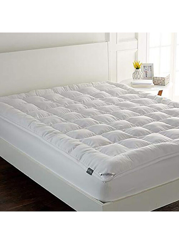 

Penhaligon's Two Layers Microfiber Mattress Topper, Queen, White