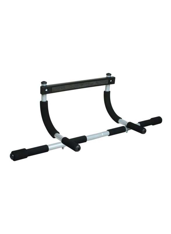 Iron Workout Bar, Black/Silver