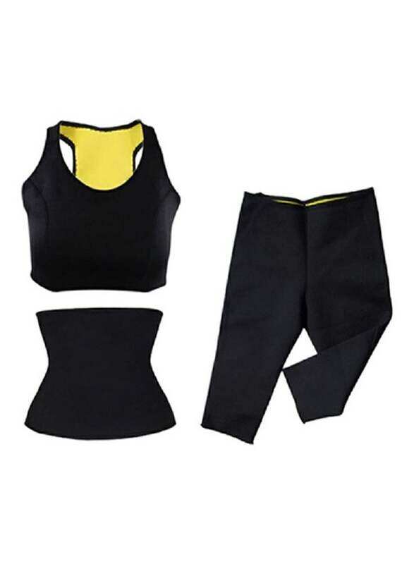 

Generic 3-In-1 Body Shaper for Women, Medium, Black/Yellow