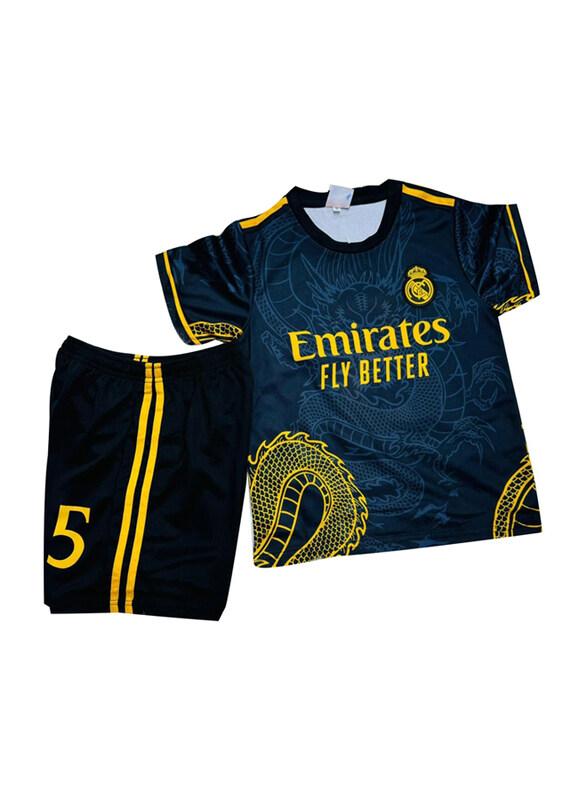 

Generic Emirates Football National Team & Clubs Jersey T-Shirt & Shorts for Unisex, Midnight Blue