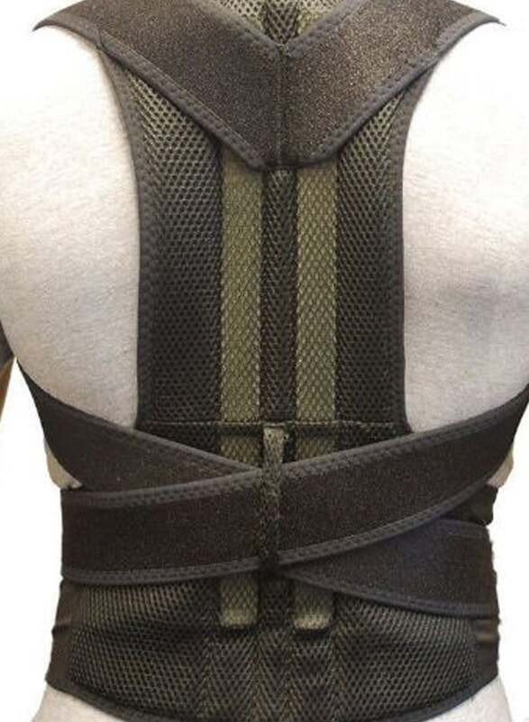 Posture Corrector Back Brace Belt Straps, Black