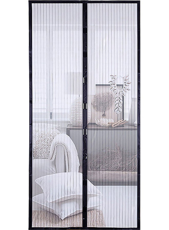 

Generic Mosquito Net Curtains with Adhesive Tape, Black