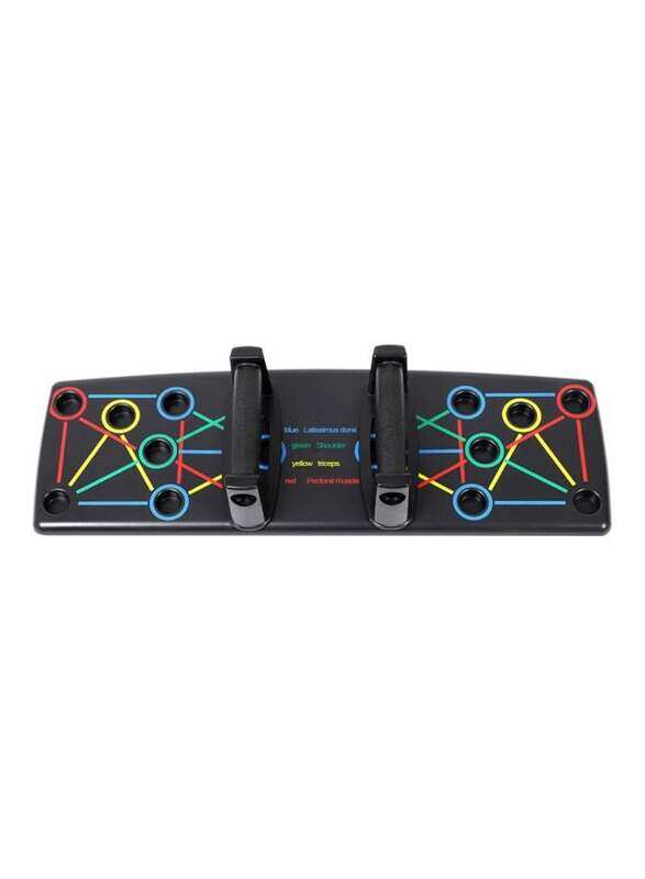 

Generic Push Up Rack Board, Black/Blue/Red
