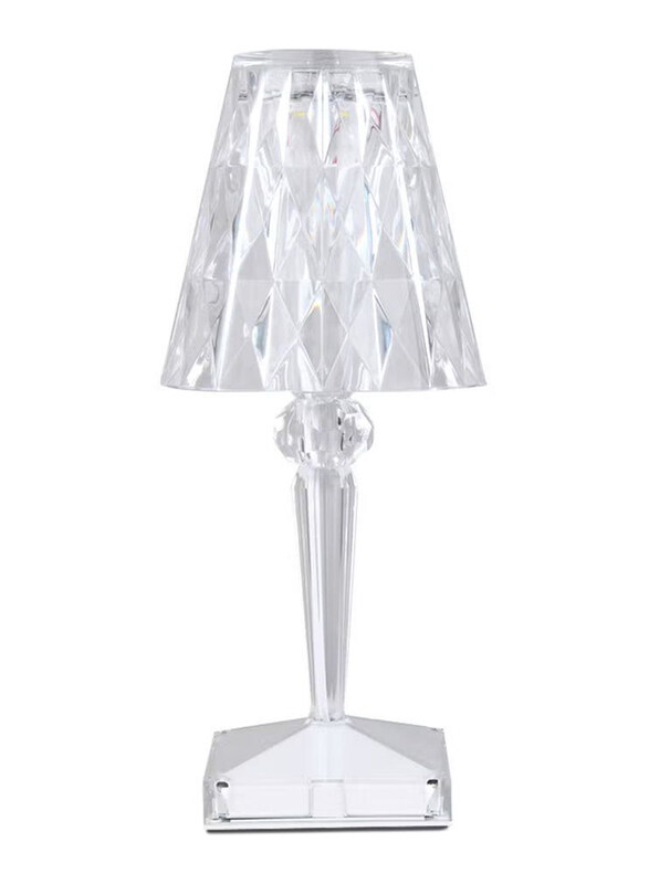 

Generic Modern Crystal Diamond Table Lamp, Warm White