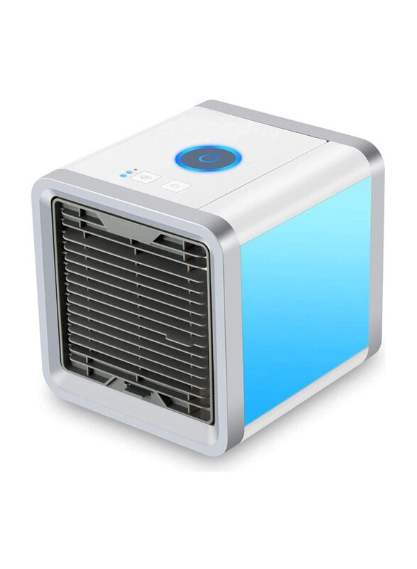 

Generic 3-in-1 Portable USB Mini Air Conditioner Cooler, White/Blue