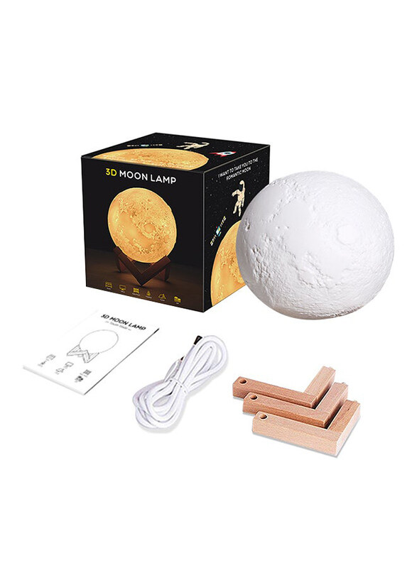 

Generic 3D Printing Lunar Moon Light Night Lamp, Multicolour