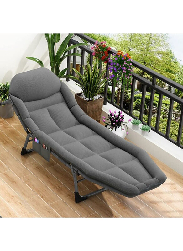 

Dubaigallery Foldable Camping Mattress, Grey