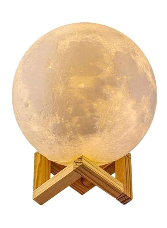 

Beauenty 3D USB LED Moon Lamp with Stand, Beige