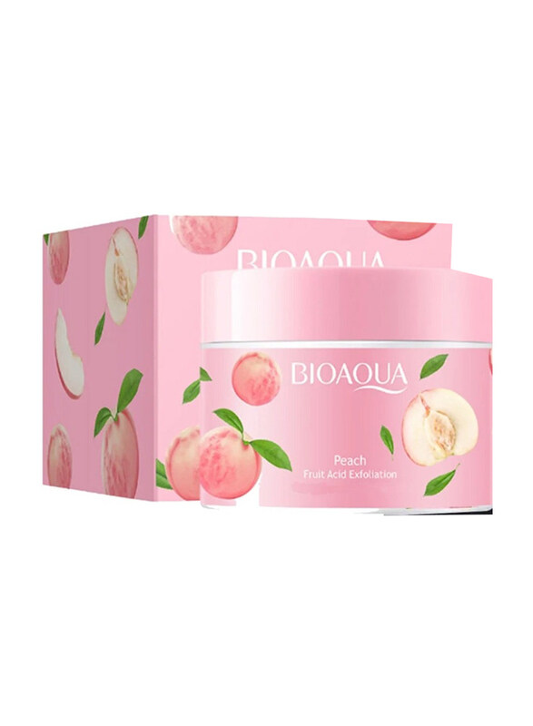 

Bioaqua Honey Peach Extract Fruit Acid Exfoliation Body Scrub Facial Cream, 140gm