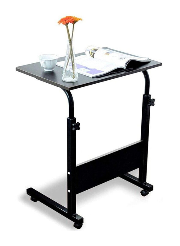 

Generic Adjustable Height Laptop Table with Mobile Computer Stand, White