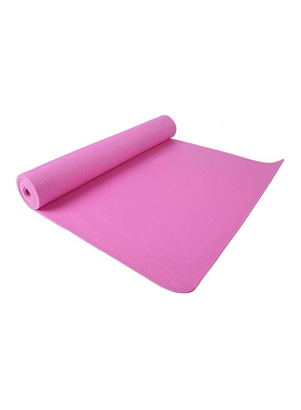 Yoga Mat With Carry Strap, 24-Inch, Pink