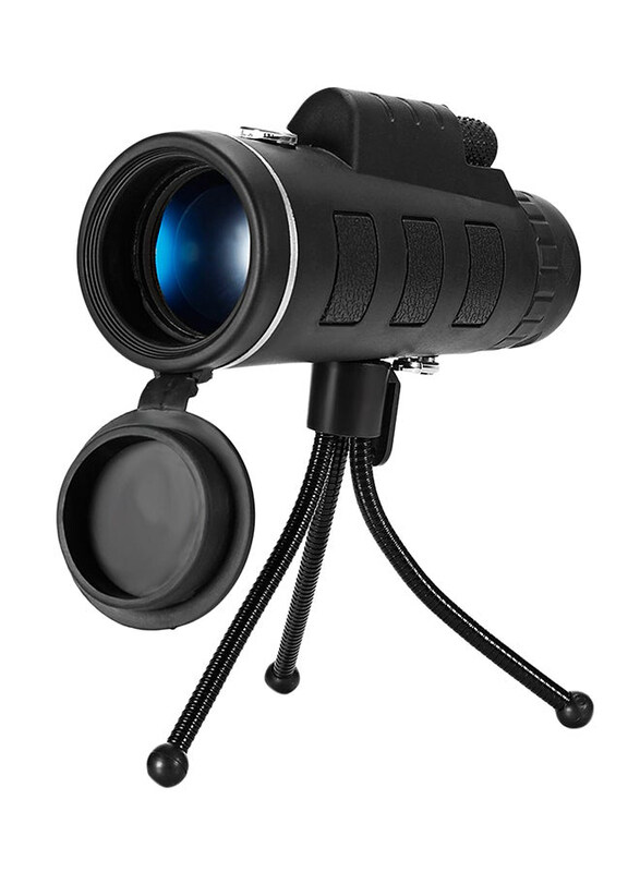 

Neutral Monocular Telescope HD Camping Scope With Compass Phone Clip Tripod, Black