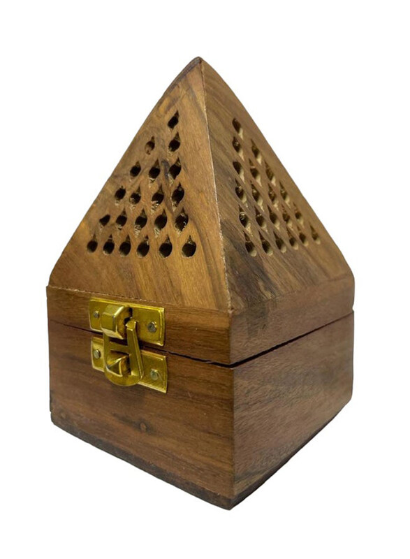 

Generic Saqoware Incense Bakhoor Burner, Wooden Colour