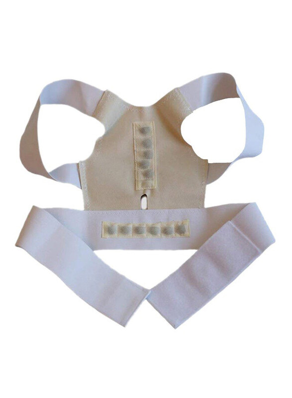 

Generic Corrective Therapy Back Brace With Magnets, White