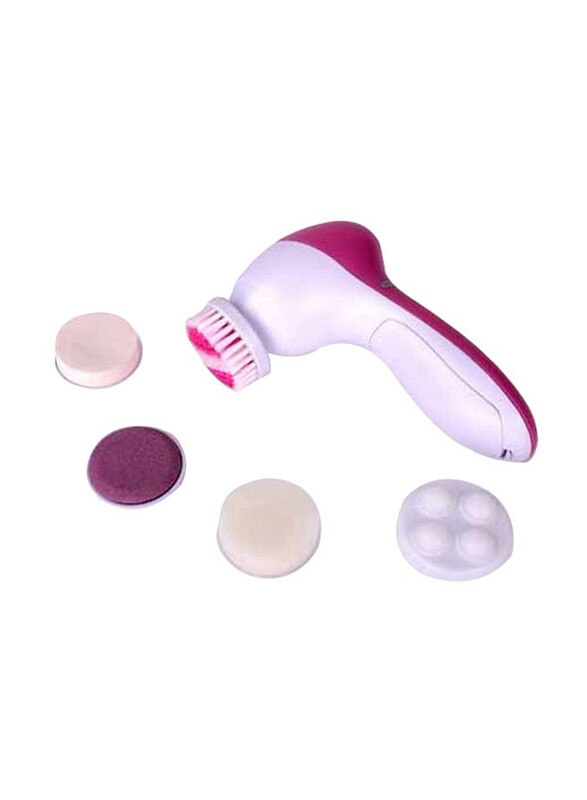 

Generic 5-In-1 Beauty Care Massager, White/Pink, 1 Piece