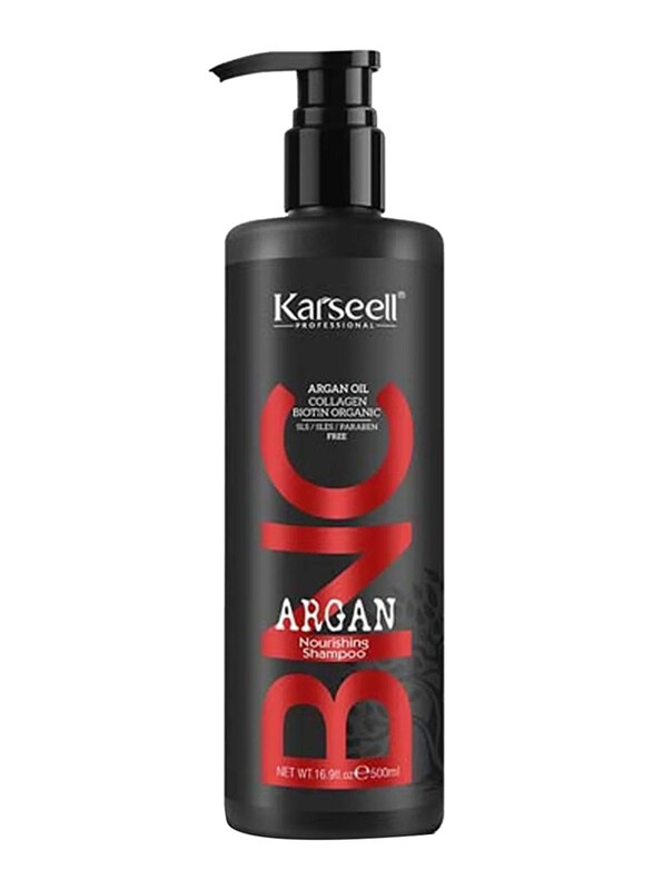 

Karseell BNC Argan Collagen & Biotin Organic Nourishing Shampoo for Damaged Hair, 500ml