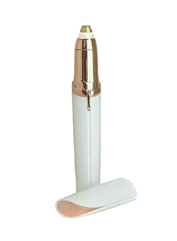 

Generic Electric Eyebrow Hair Remover Epilator Pen, Rose Gold/White