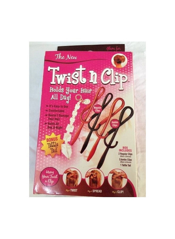 

Generic Twist N Clip Set for All Hair Types, 5 Pieces, Multicolour