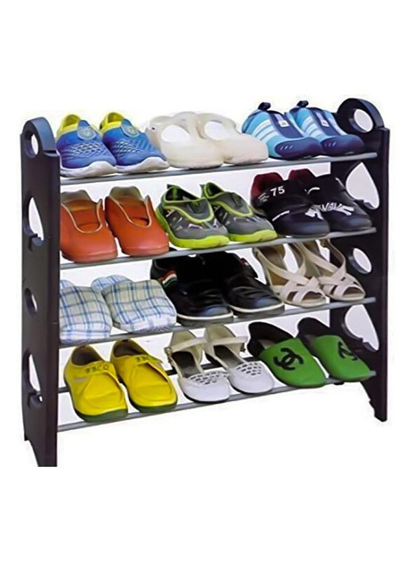 

Generic 4 Layer Shoe Cabinet, Black