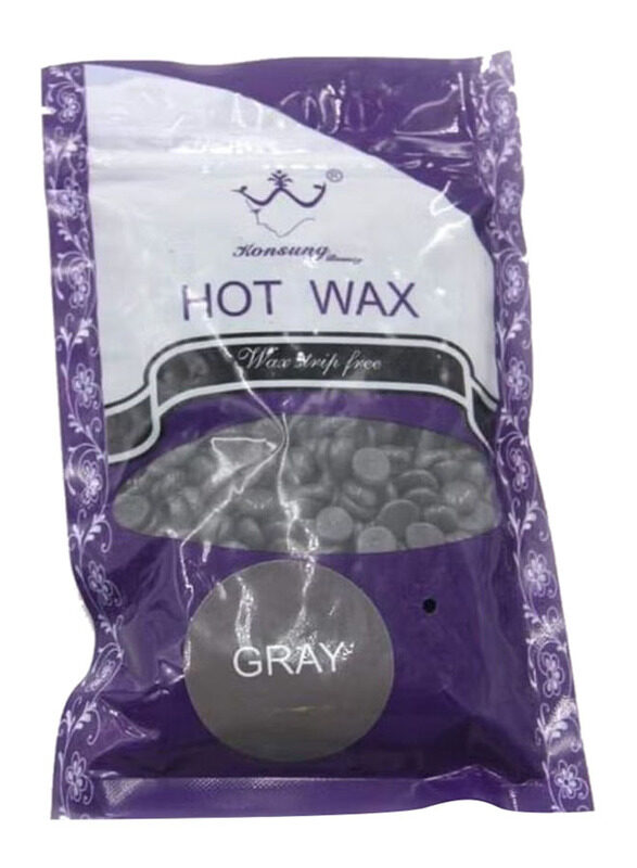 

Konsung Beauty Hair Removal Hot Natural Hard Wax Grey Beans for Body, 100g